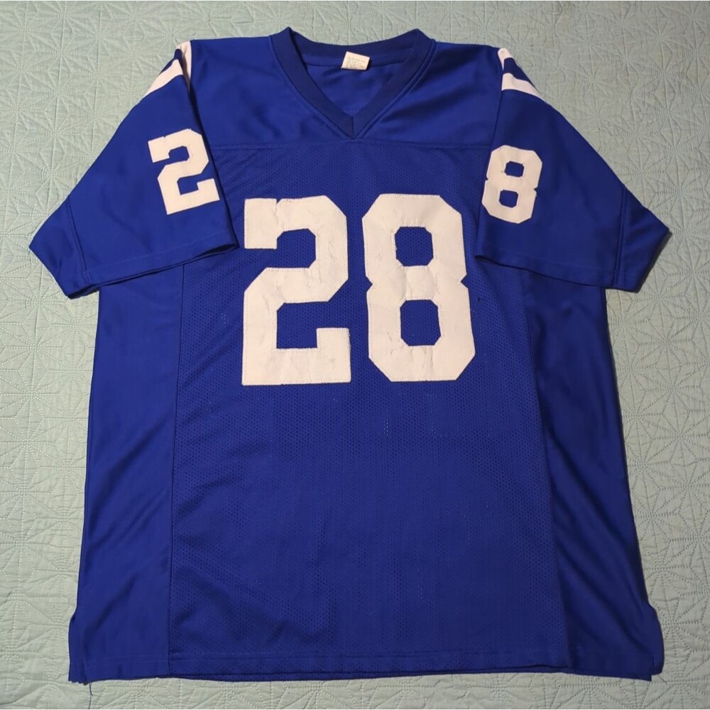 Hall Of Fame Sports Memorabilia Jonathan Taylor Colts #28 Jersey XL Sewn On